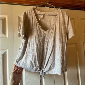 Lululemon v-neck tie-front tee